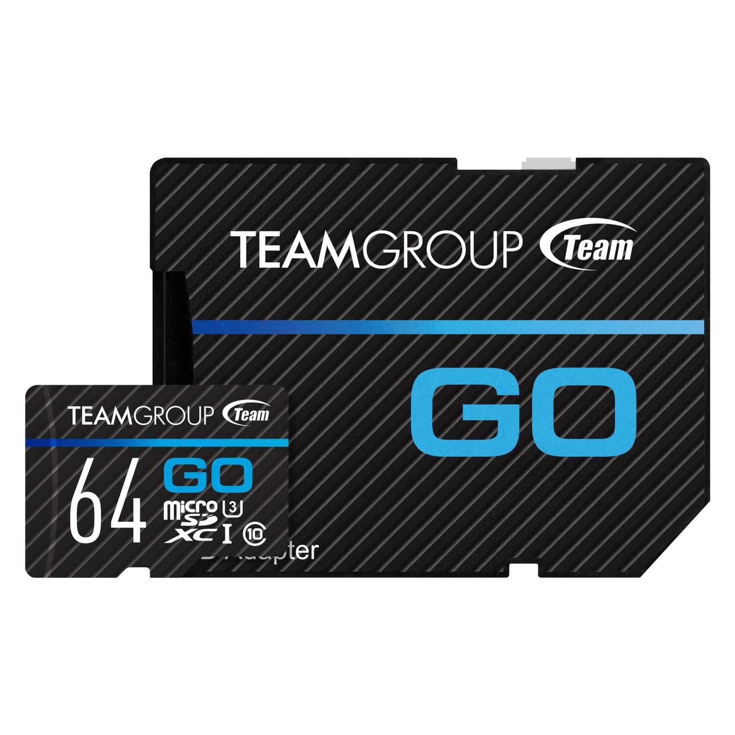 Team Group Go 64GB Micro SDXC Uhs-I U3 V30 Memory Card