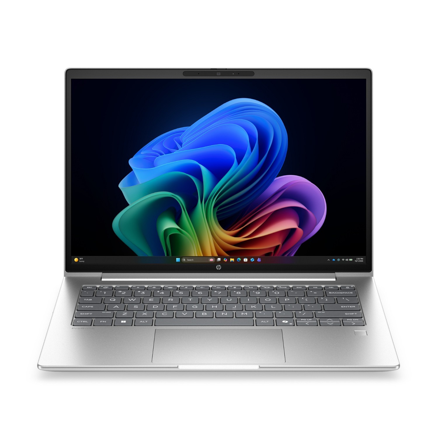 HP ProBook 4 G2iR 14" Copilot+ PC Notebook - WUXGA - 60 Hz - Intel Core Ultra 5 228V - 32 GB - 512 GB SSD - Pike Silver Aluminum