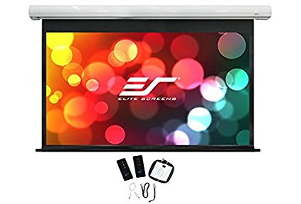 Elite Screens 120 Motorised 1610 Projector Screen Ir & RF Control White 12V Trigger & Switch Vmax2