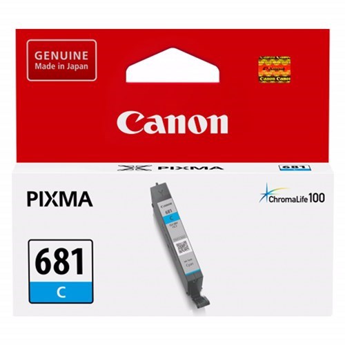 Canon CLI-681C Original Standard Yield Inkjet Ink Cartridge - Cyan - 1 Pack