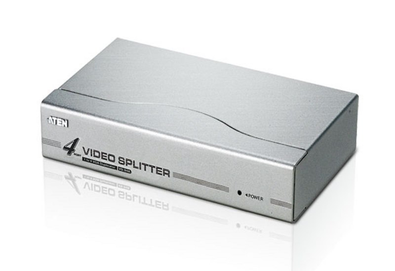 Aten VanCryst 4 Port Vga Video Splitter - 1920x1440@60Hz Max