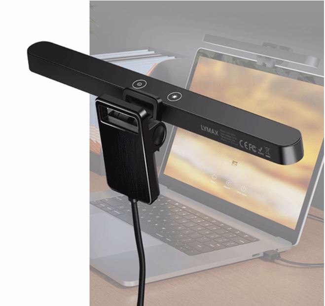 Other Sansai GL-T133 Laptop Monitor Light Bar 3 Kind Of Color Temperature Ra80 High Color Rendering Magnetic Rotation Structure Usb Powered 2 Touching Key