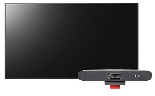 Sony Pro Bravia BZ 30L 75 4K Direct Led 440Nits Android 10 And HP Poly R30 Video Bar BDL