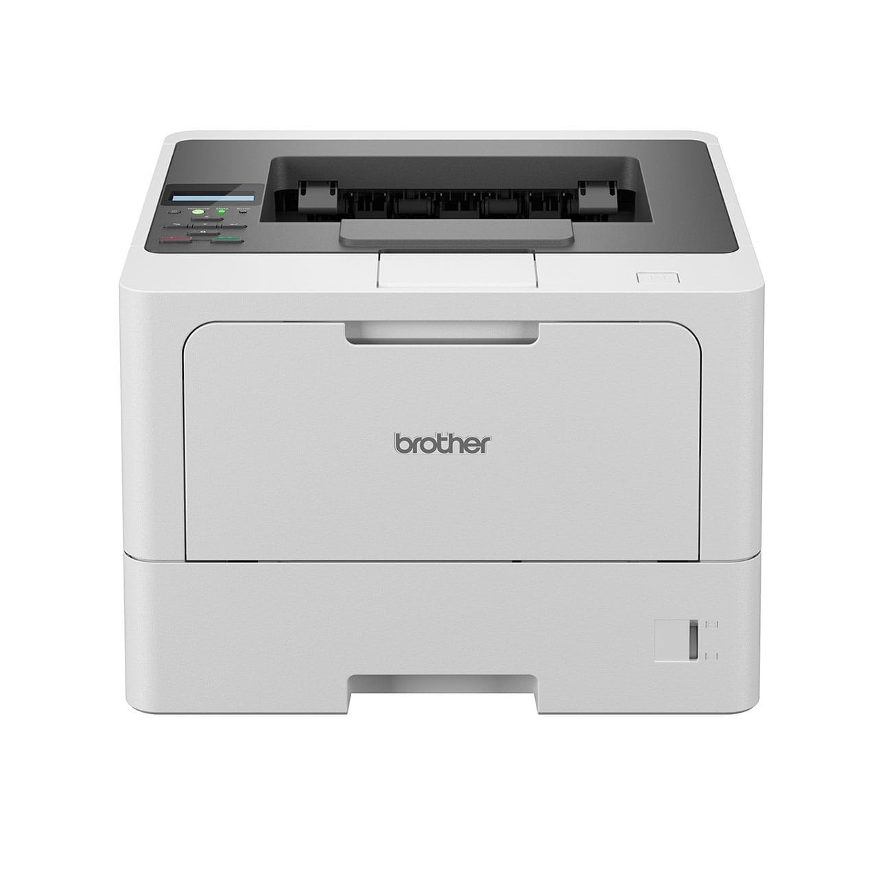 Printer - Brother 5210 Professional Duplex Laser Printer, Monochrome, Wired/USB/ Ethernet, 1 Year Warranty