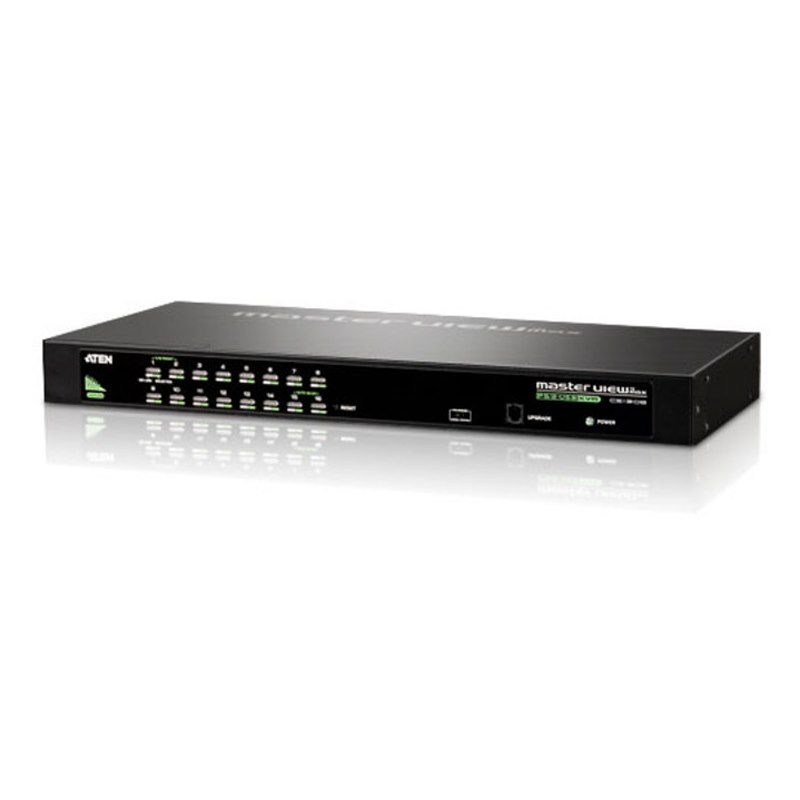 Aten 16 Port Rackmount Usb-Ps/2 Vga KVM Switch With Osd