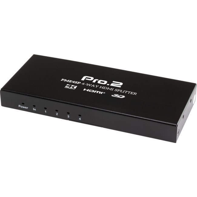 Pro2 4 Way Hdmi Splitter 1 In 4 Out