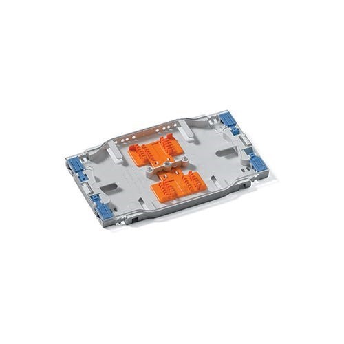 Leviton - Moulded Fibre Splice Tray 7.6 Inch X 4.6 Inch Up To 24F Heat Shrink Fusion Splicing| Includes 60MM Splice Sleeves