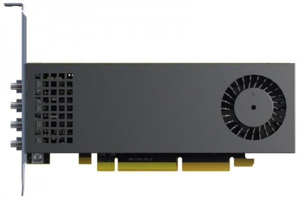 Matrox Luma Pro A310fp, 4GB, GDDR6 PCIe Gen4 X16, Low Profile Single Slot Quad-Output Graphics Card, 4X Mini DisplayPort, 50W, 3 YR WTY
