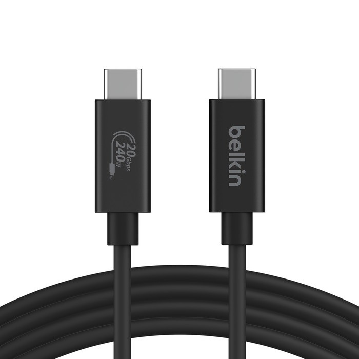 Belkin Connect 1.22 m USB4 Video/Power/Data Transfer Cable - 1