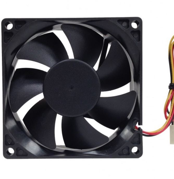 Aywun (LS)Aywun 80MM TFX Silent Psu Fan - Fan Only No Screw For Aywun SQ05 TFX Psu 2500RPM. Mini 2Pin Connector.