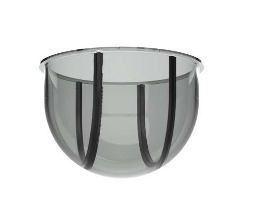 Milesight Smoked Dome Cover, Ideal For Concealing Camera Orientation, Suitable For Mini PTZ Dome
