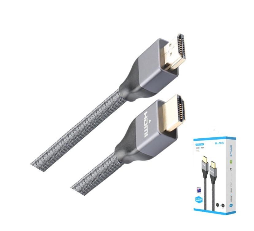 8Ware Premium Hdmi 2.0 Cable 5M Retail Pack 19 Pins Male To Male Uhd 4K HDR High Speed Ethernet Arc Gold Plated For TV Xbox One PS5 PS4 Laptop Monitor