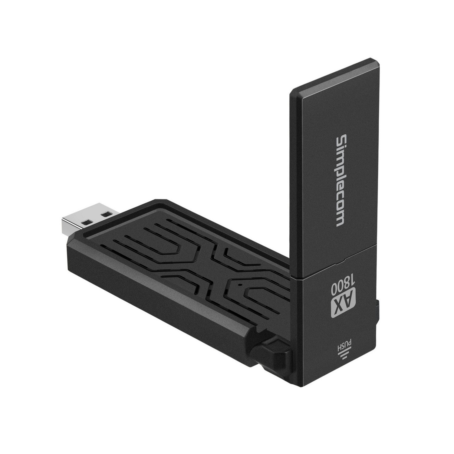 Simplecom (LS)Simplecom NW812 Ax1800 Dual Band WiFi 6 Usb Adapter With Foldable Antenna