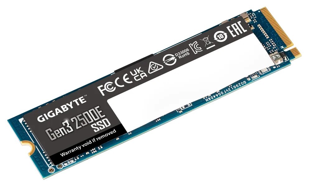 Gigabyte G325e 500G M2 500G PCIe 3.0X4, 2300/1500 MB/s 60k/240Kl MTBF 1.5M HR Limited 3 Years Or 120TBW