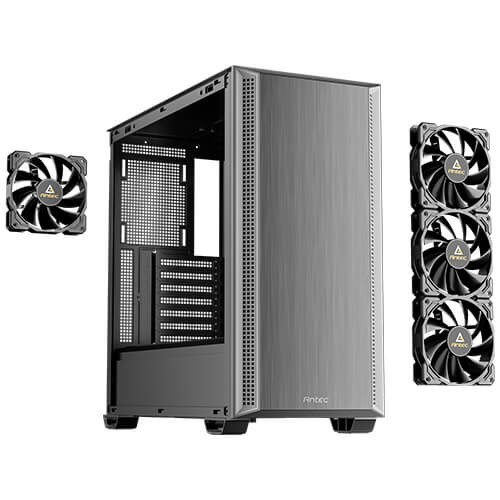 Antec P7 S 478 X 222 X 465 MM Atx/M-Atx/Itx, Steel + Plastic, Usb-C 3.2, 4×120MM PWM Fans, 360MM Radiator, Gpu 405MM, Psu 270MM Mid-Tower Atx Case