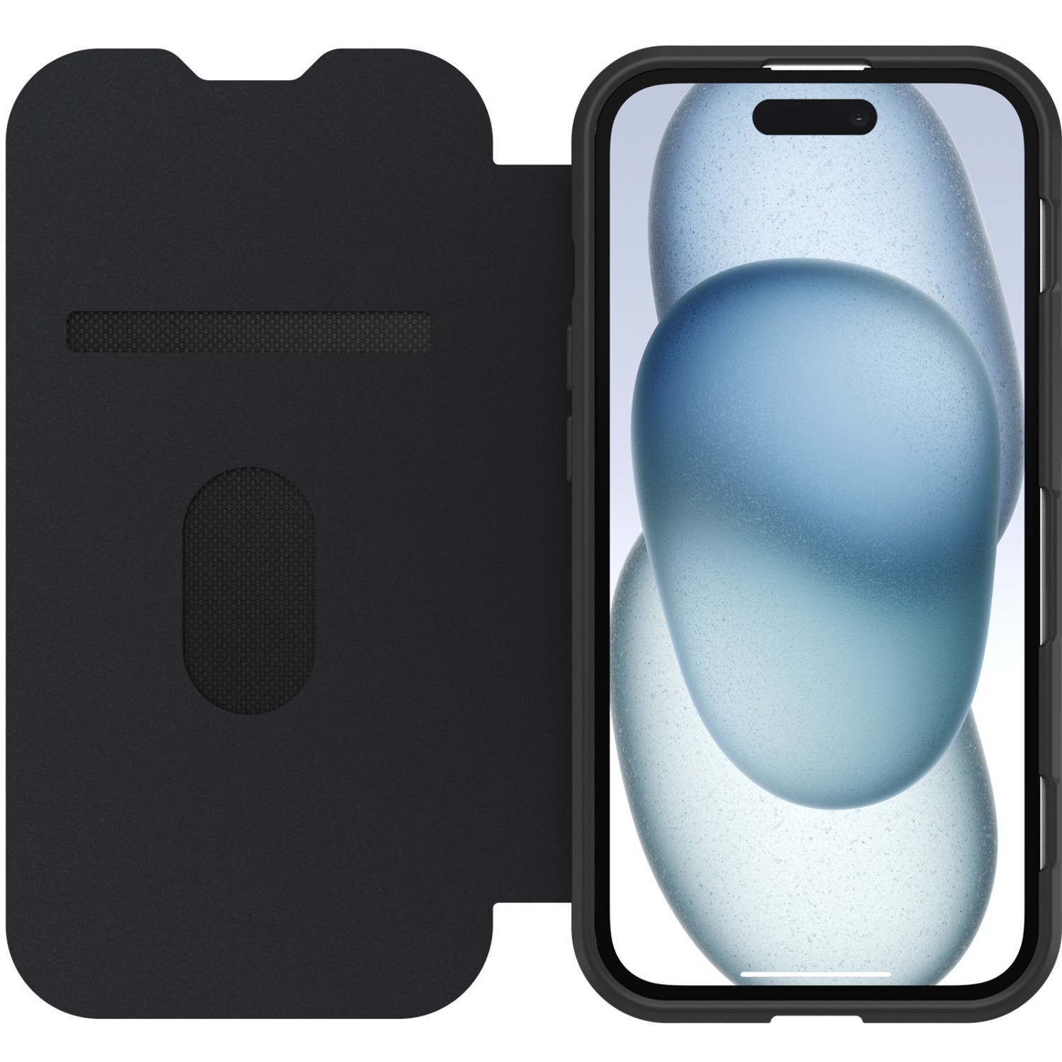 OtterBox React Folio MagSafe Apple iPhone 17E / iPhone 16E / iPhone 15 / iPhone 14 / iPhone 13 (6.1') Case Black Crystal (Clear/Black) ,7 Years Warra