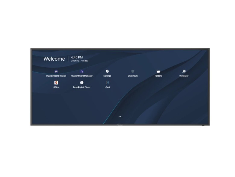 Viewsonic Cde105uw 105' 5K Presentation Display, Ultrawide Wireless Presentation Usb-C, Pro Av 2024 3 Years Advance Replacement, Vesa 800 X 600 ProAV