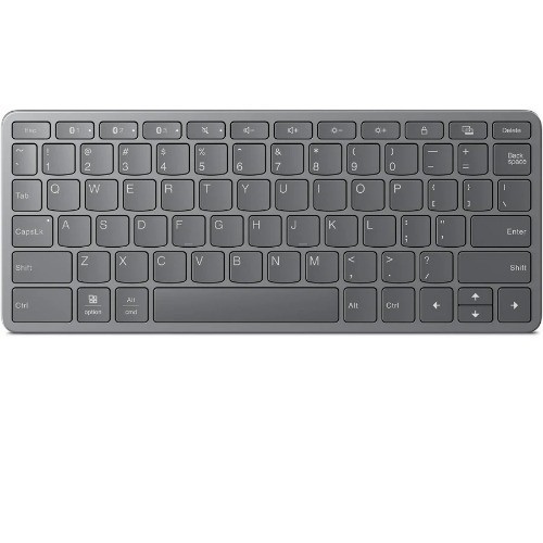 Lenovo Multi-Device Wireless Keyboard - (ZG38C05811), Connect Upto 3 Devices, Convenient & Comfort Typing, Flexible Connectivity, 1 Year Warranty