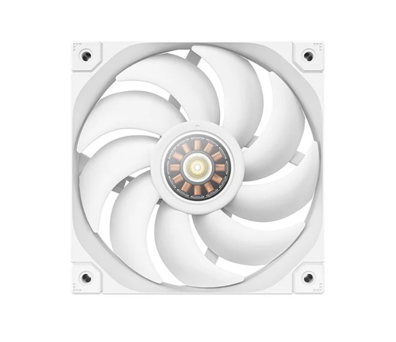 DeepCool FL12 White 120MM Unique Argb Fans, Low Noise, 4-Pin PWM, Fluid Dynamic Bearing, Addressable RGB Led