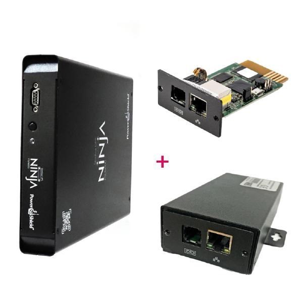 PowerShield PSLN600 Ninja SlimLine LiFePO4, 600Va / 360W, Auto Restart When Ac Recovers, 5 Year Warranty + SNMP Card &Amp; Box