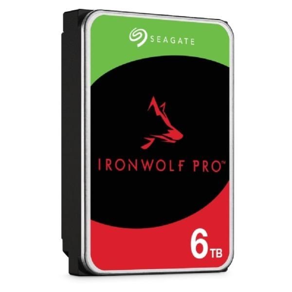 Seagate IronWolf Pro, Nas, Internal 3.5" HDD, 6TB, Sata 6Gb/s, 7200RPM, 256MB Cache, Limited 5 Year Warranty - Soh Pricing Only