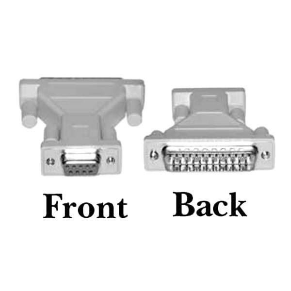8Ware D-Sub DB 25-Pin To DB 9-Pin Male To Female Adapter No Cable