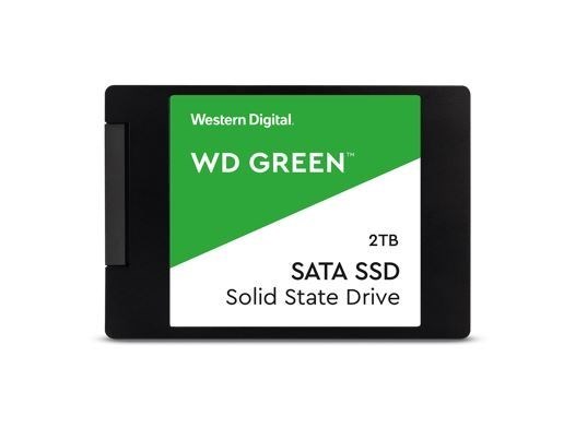 SanDisk Western Digital WD Green 2TB 2.5' SSD Sata 545R/430W MB/s 80TBW 3D Nand 7MM 3 Years Warranty (LS) Replacement Wds200t5g0a