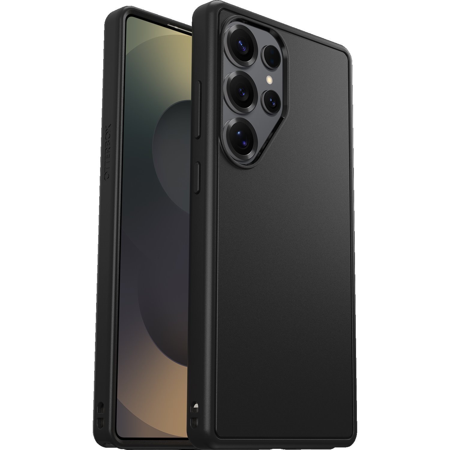 OtterBox React Samsung Galaxy S25 Ultra 5G (6.9') Case Black Crystal (Clear/Black) - (77-97504),Drop+ Military Standard,Hard Case, 7 Years Warranty