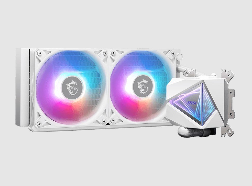 Msi Mag Coreliquid I240 White Liquid Cpu Cooler, Lga 1150/1151/1155/1156/1200/1700+ Next Gen Am5/Am4 3Y Warranty