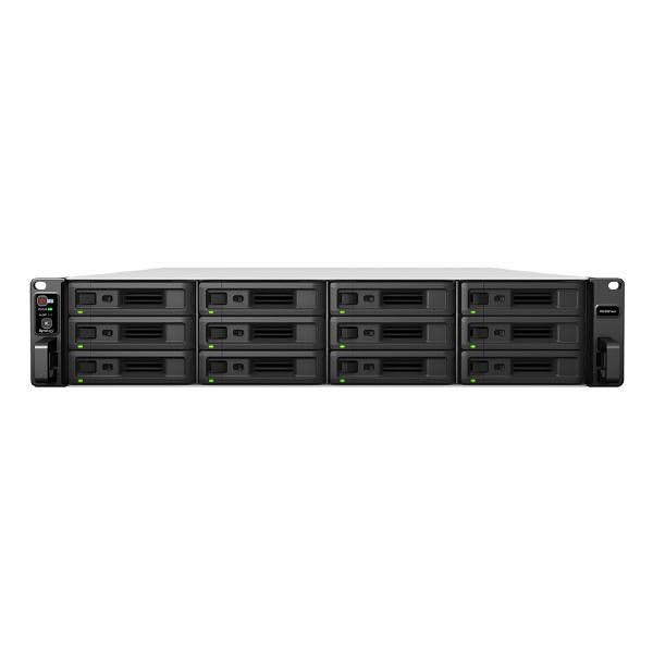 Synology RackStation RS3621XS+ 12-Bay 3.5" Diskless 4xGbE Nas ,Intel Xeon D-1541,2.1GHz, 8GB DDR4 Ram, 2xUSB3.2, Synology Compatible Drives Only.