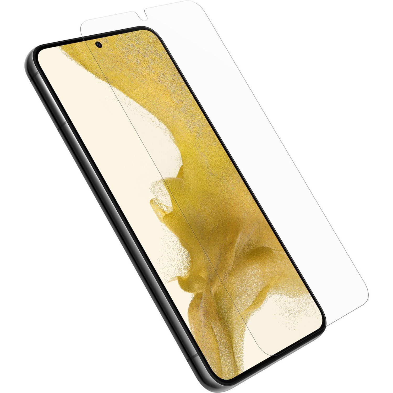 OtterBox Samsung Galaxy S22+ Alpha Flex Antimicrobial Screen Protector - Clear (77-86832), Fingerprint Resistant, High-Touch Response, Ultra-Strong