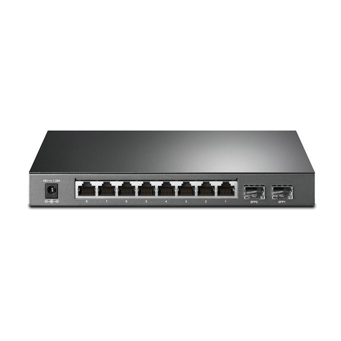 TP-Link | SG2210P | Omada 8 Port Gigabit Smart PoE+ Switch With 2 SFP Slots - 61W Allowance