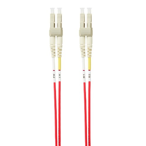 4Cabling 3M LC-LC Om4 Multimode Fibre Optic Patch Cable: Red