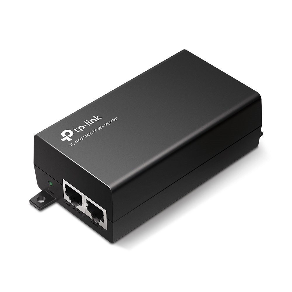 TP-Link | Poe160s | Omada PoE+ Injector, 1Gbps Port Speed, 802.3Af/At, Integrated Power Supply, Wall Mountable, Plug & Play
