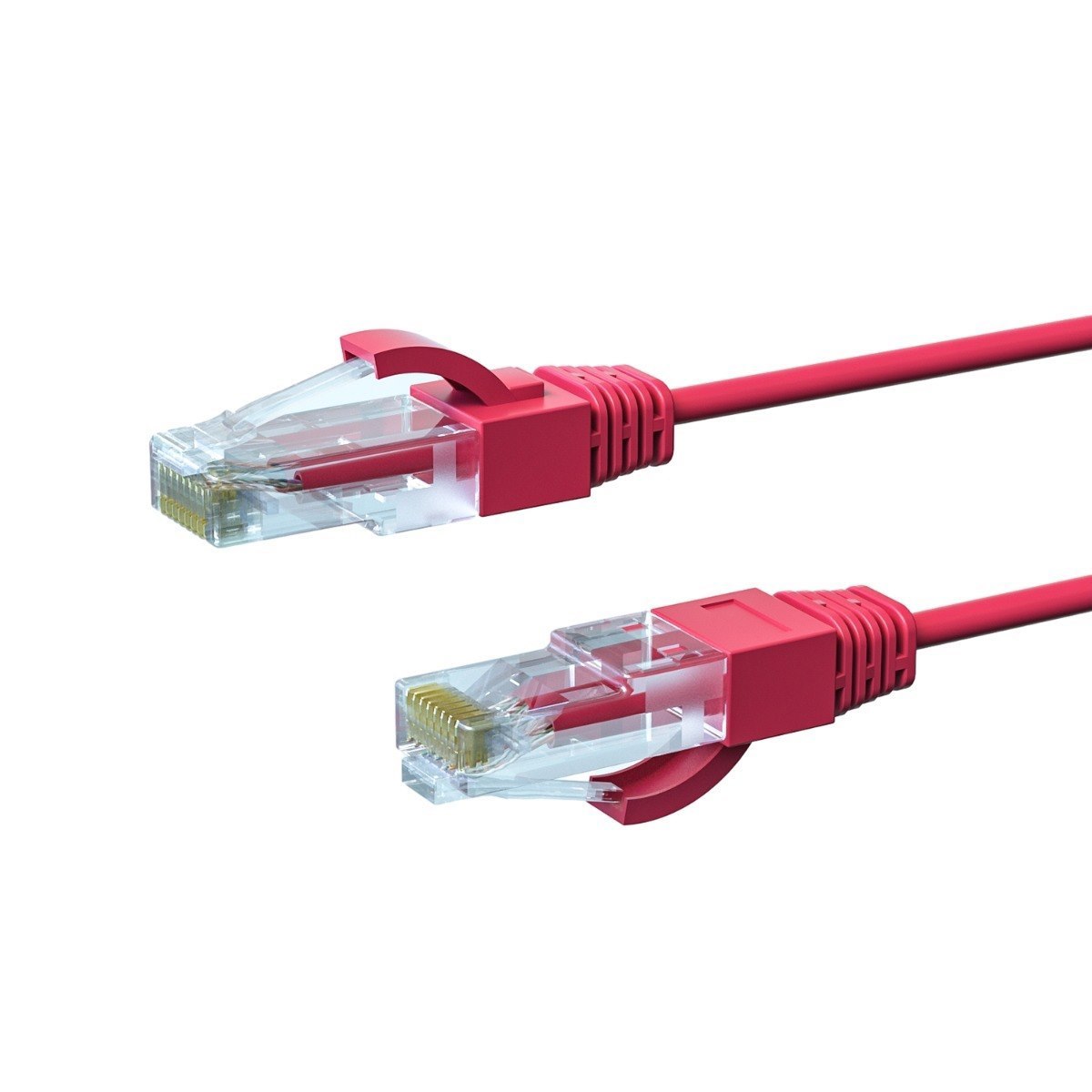 4Cabling 7M Cat6a Thin U/Utp LSZH 28 Awg RJ45 Network Cable | Red