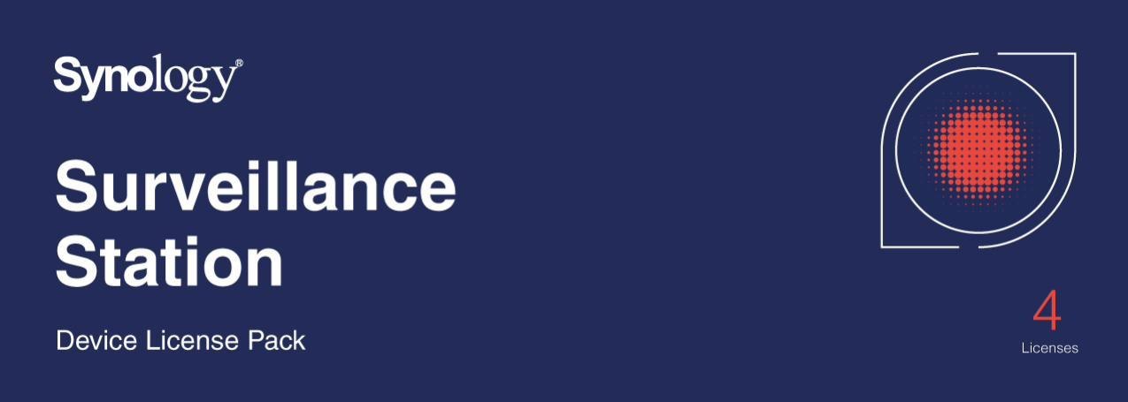 Synology Surveillance Device License Pack For Synology Nas - 4 Additional Licenses