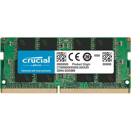Crucial 16GB (1x16GB) DDR4 Sodimm 3200MHz CL22 1.2V Un-Ranked Notebook Laptop Memory Ram