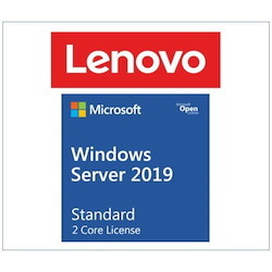 Lenovo Microsoft Windows Server 2019 Standard - License - 2 Additional Core