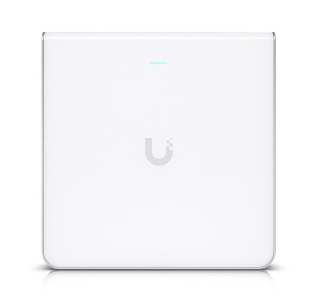 Ubiquiti UniFi Wi-Fi 6 Enterprise Sleek, Wall-Mounted WiFi 6E Access Point, Integrated Four-Port Switch, For High-Density Office Network,2Yr Warr
