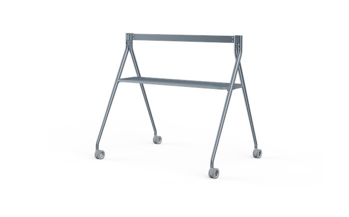 Yealink Floor Stand For MeetingBoard 65' With Tray,Perfect Fit For Yealink MeetingBoard 65',Wheeled For Easy Transport Stable, Durable Base Practical