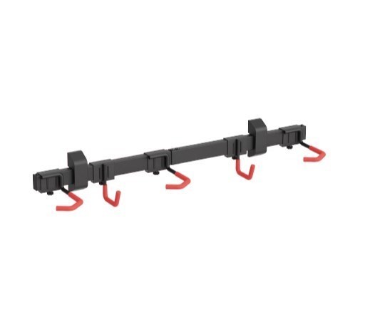 Brateck LBM09-03 Catch-All Wall Mounted Bike Rack For 3 Bikes (Black) (LS)