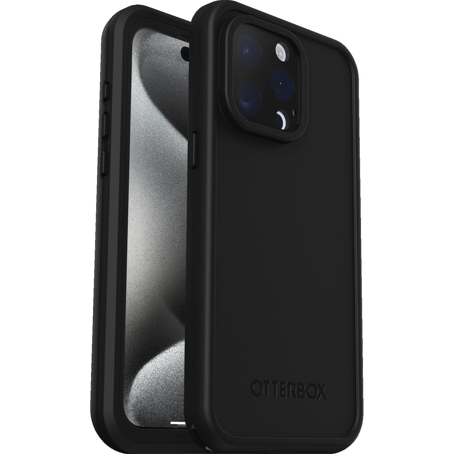 OtterBox Fre Case for Apple iPhone 15 Pro Max Smartphone - Black