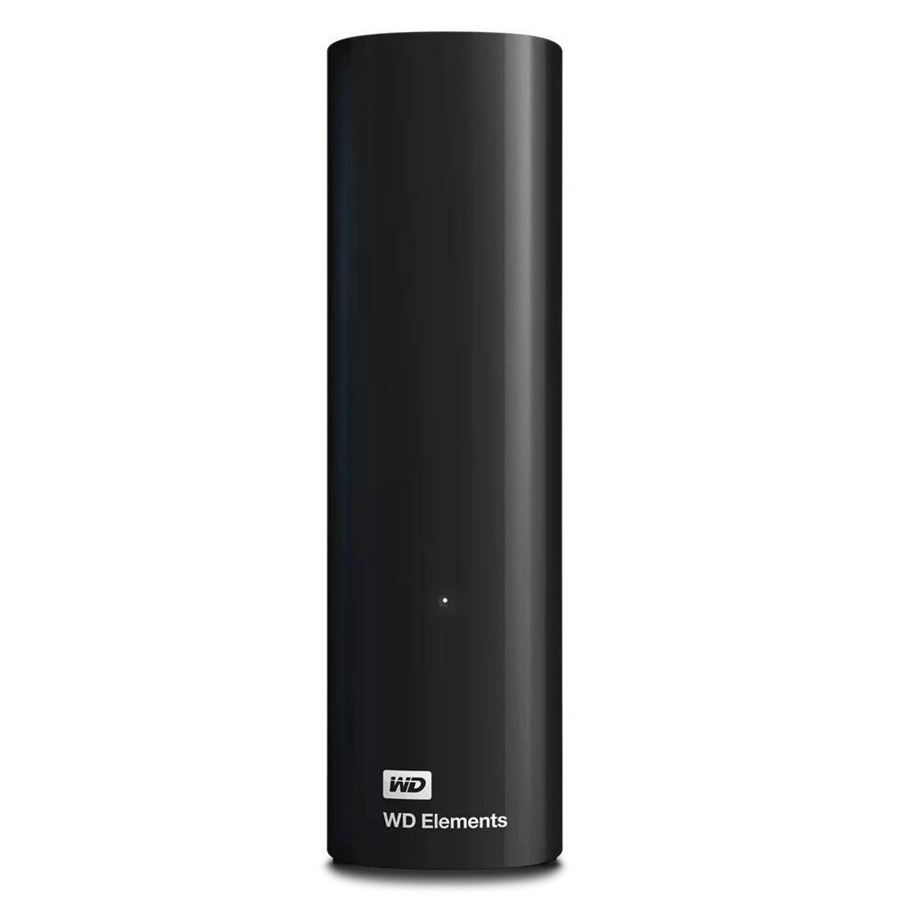 Western Digital WD Elements Desktop 22TB Usb 3.0 3.5' External Hard Drive - Black Plug & Play Formatted NTFS For Windows 10/8.1/7
