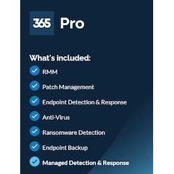Kaseya Managed EDR + AV + RMM (Kaseya 365 Pro)