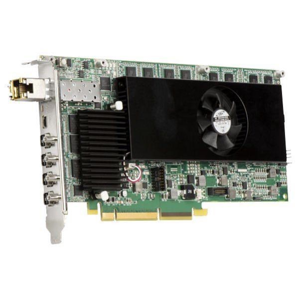Matrox Extio 3 N3408 Transmitter Card, 1X 3840x2160@60Hz / 4X 1920x1200@60Hz, 4X Mini DisplayPort, 1X RJ45, 2 YR WTY