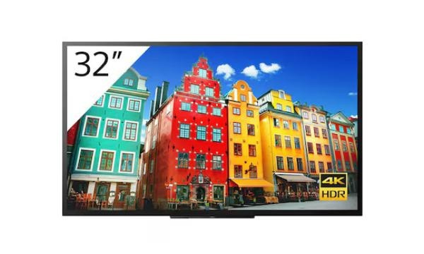 Sony Bravia BZ30J 32" Pro Display. 4K Uhd, 24/7, 440-CD/M2 Brightness, Edge Led, HDR10/HLG/Dolby Vision, 100X200 Vesa, Android 10, 3 Year Warranty