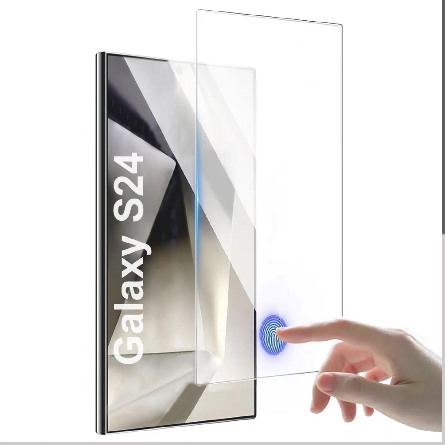 Usp Samsung Galaxy S25/ Galaxy S24 5G (6.2') Tempered Glass Screen Protector : Full Coverage, 9H Hardness, Bubble-Free, Anti-Fingerprint