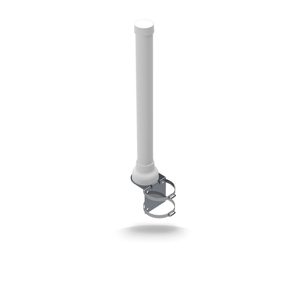 Panorama 2×2 MiMo 4G/5G Mimo Omni Tube Antenna 5M SMA(m), Wall, Rail, Or Mast Mount, Band71 Ready