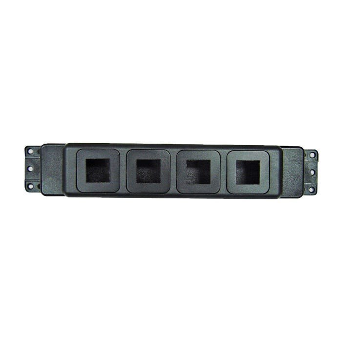 Oe Elsafe PB Series 4 Data Punch Outs Frame & Face Plates Black