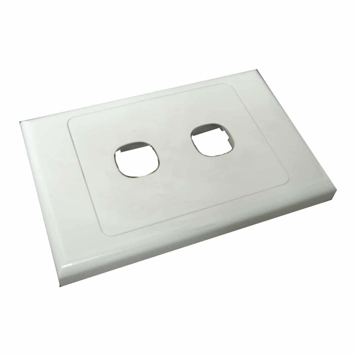Dataworld Wall Plate - Dual Jacks